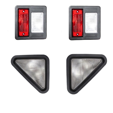 Aic Replacement Parts Standard Exterior Head Light Taillight Kit Fits Bobcat Skid Steer Loader 6670284LIGHT